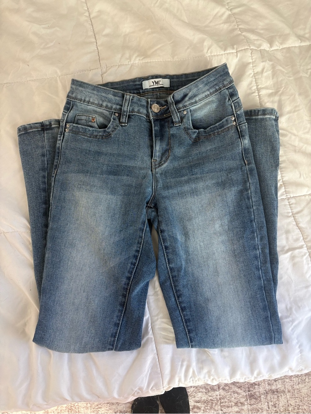 Low Rise Blue Stretchy Jeans